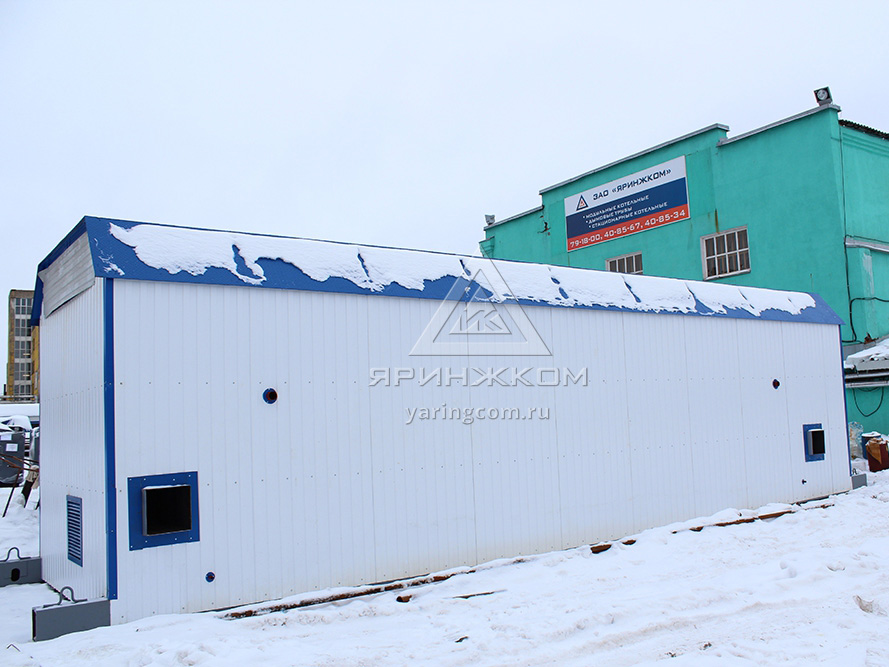 Монтаж котельной Яринжком зимой